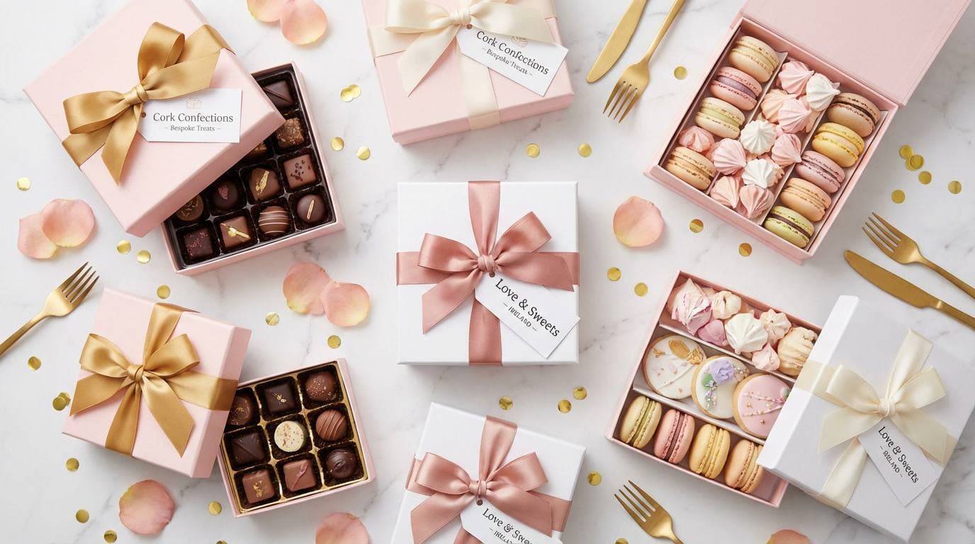 Personalised treat boxes Cork - custom sweet favours and party gifts